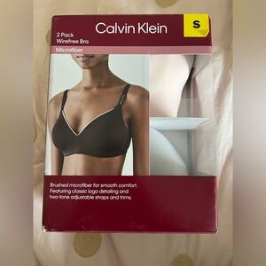 Calvin Klein Microfiber Wirefree Bras (2 pack)